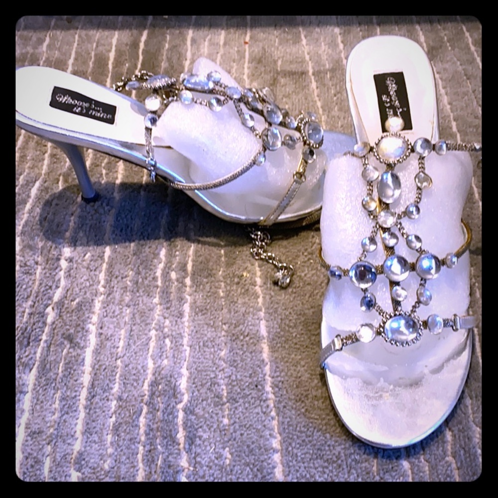 Crystal high heals sandals!!! European